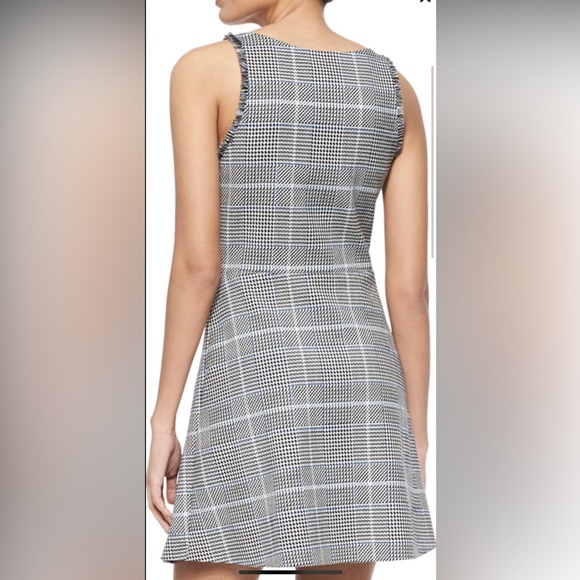 3.1 Philip Lim Plaid Tank Dress with Uneven Fringe Hem! - Picture 2 of 3